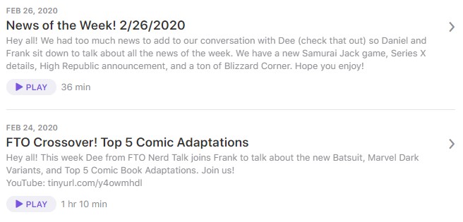 This Week’s Double&nbsp;Header