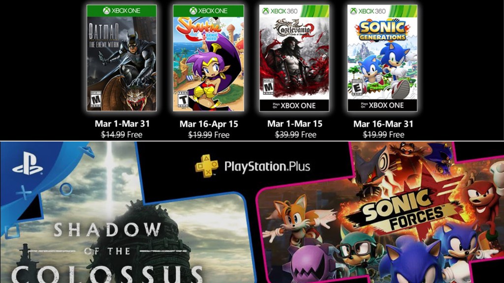 Free Games of March&nbsp;2020