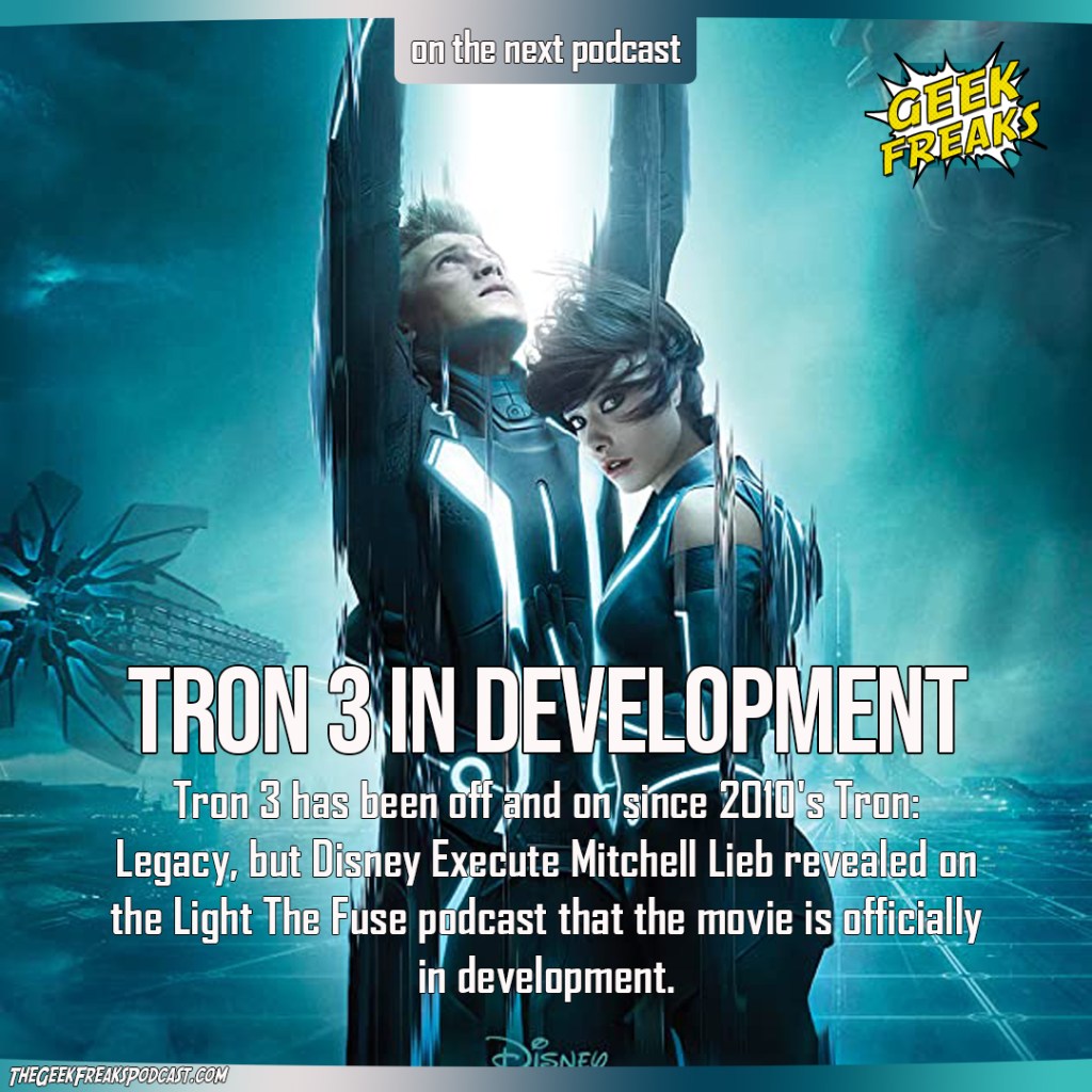 Tron 3 in Back in&nbsp;Development