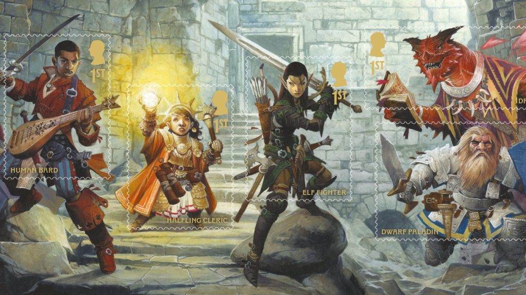 Royal Mail and Dungeons & Dragons Collaborate for 50th Anniversary&nbsp;Stamps