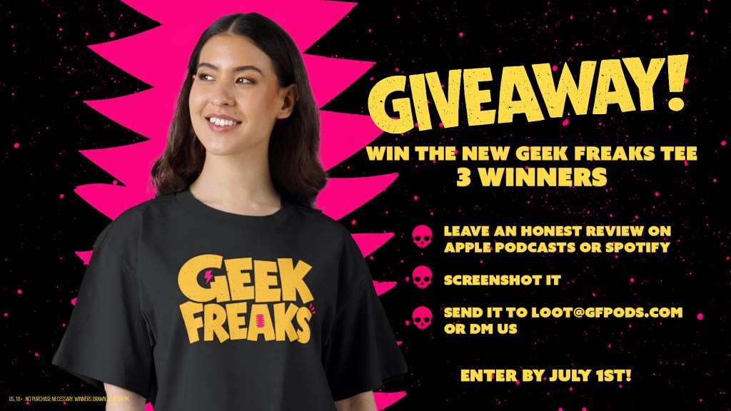 Geek Freaks Shirt Giveaway: Leave an Honest Review, Win the&nbsp;Tee